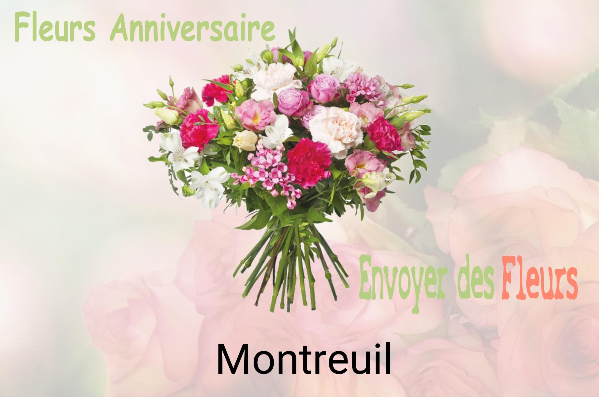 Bouquet de fleurs d’anniversaire livré à Montreuil